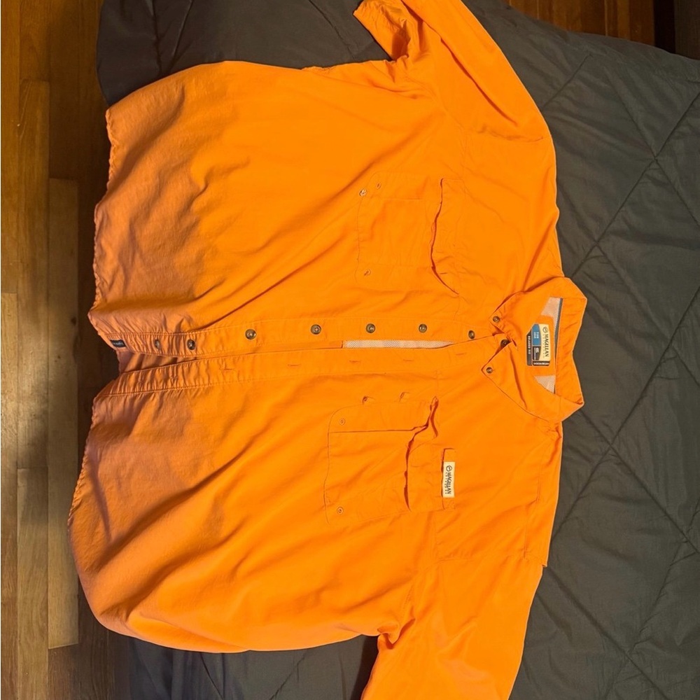 Magellan Men's Orange Fishing Shirt